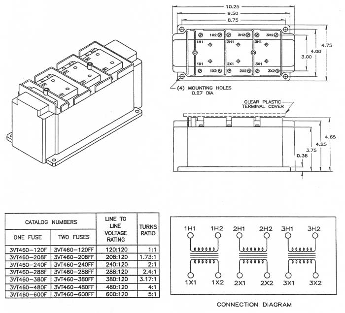 Voltage Transformer 3 Phase