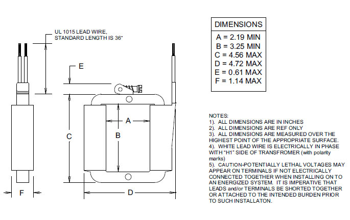 Model 3SP Split Core Current Transformer