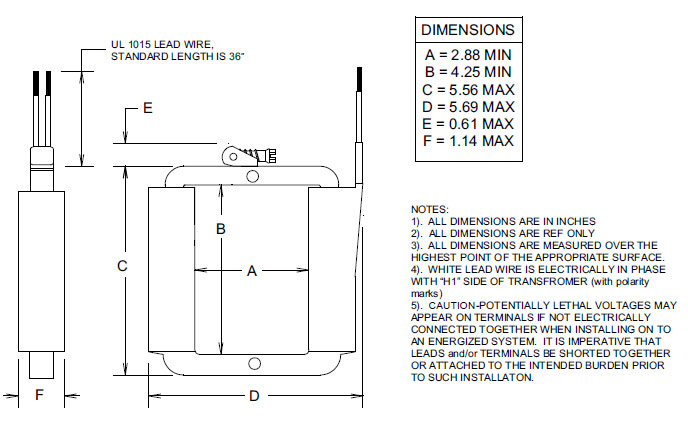 Model 5SP Split Core Current Transformer