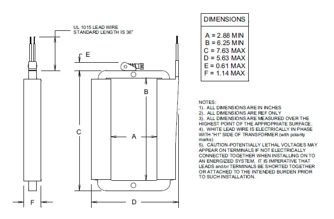 Model 7SP Split Core Current Transformer