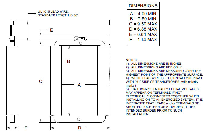 Model 91SP Split Core Current Transformer