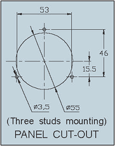 ST70 3-Stud Mounting